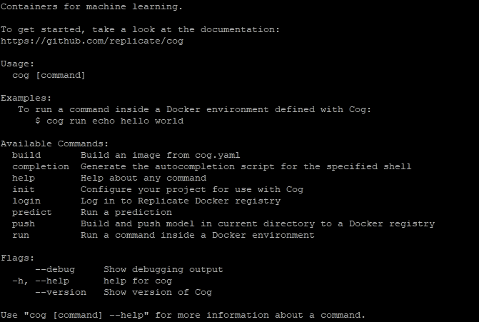 spuštění příkazu cog na ubuntu-server 22.04 LTS